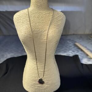 STERLING SILVER SNAKE CHAIN WITH  STERLING HEART PENDANT NECKLACE 20”